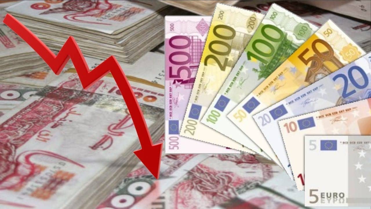taux de change euro dinar algérien au marché noir