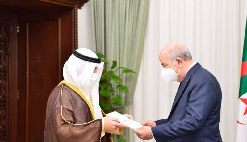 Audience : Tebboune reçoit le ministre koweitien des affaires étrangères Tebboune-Koweit