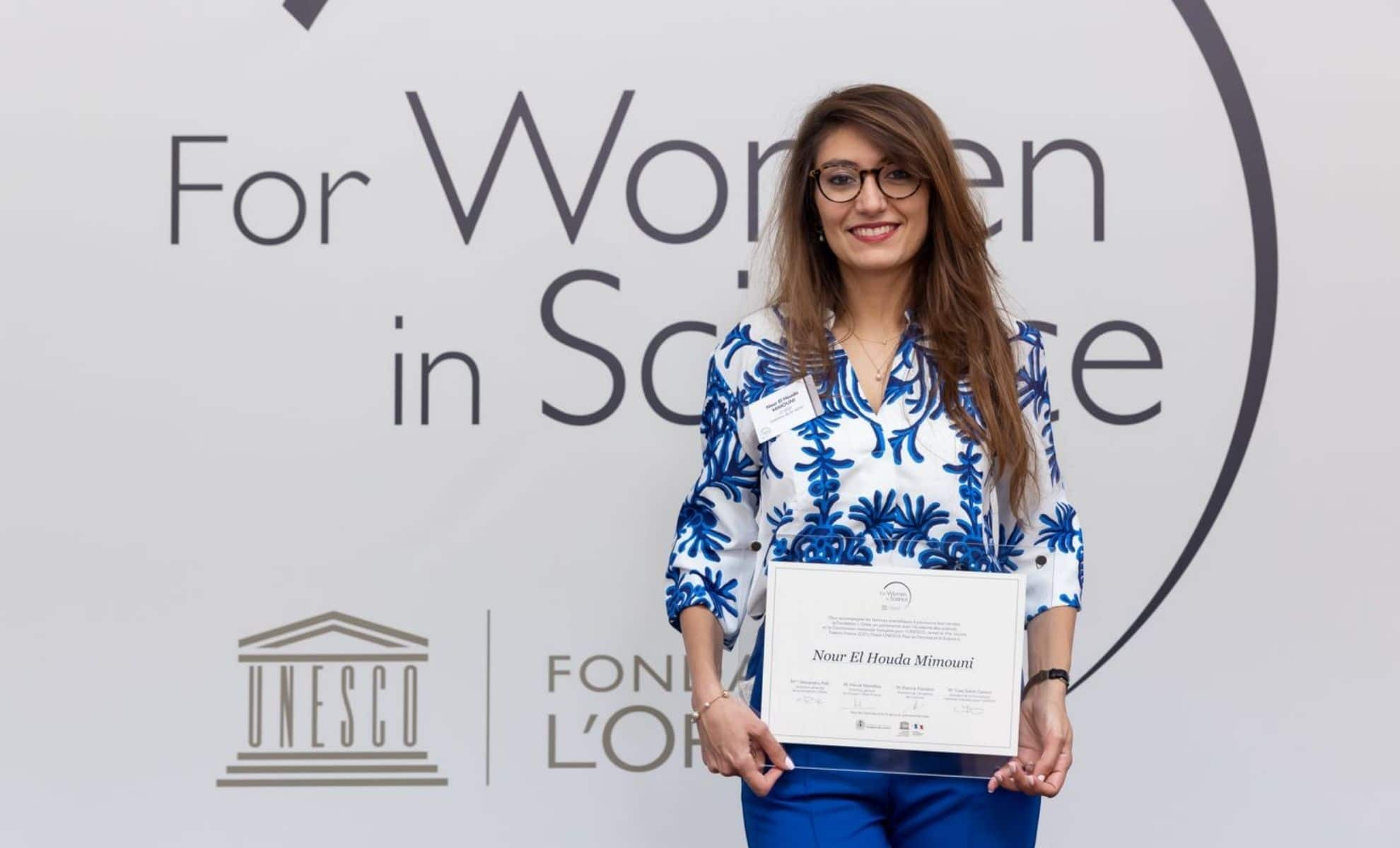 Une chercheuse algérienne lauréate d'un prestigieux prix scientifique en France nour-el-houda-mimouni