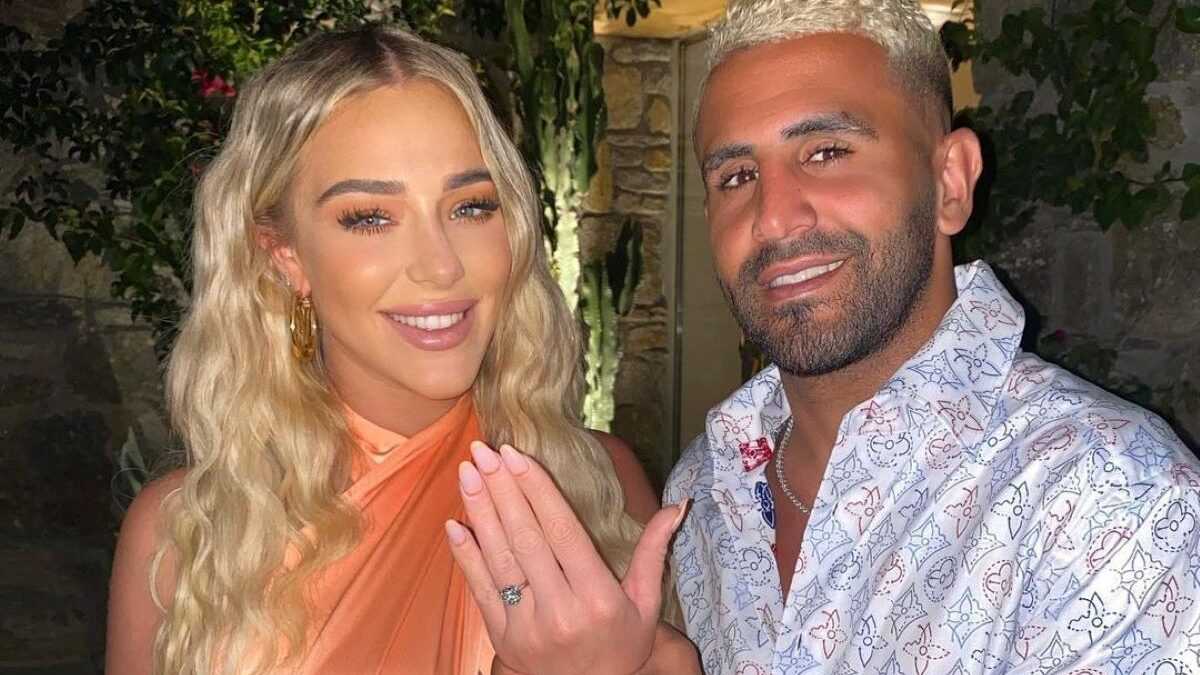 La femme de Mahrez, Taylor Ward, met la toile en effervescence en devoilant...