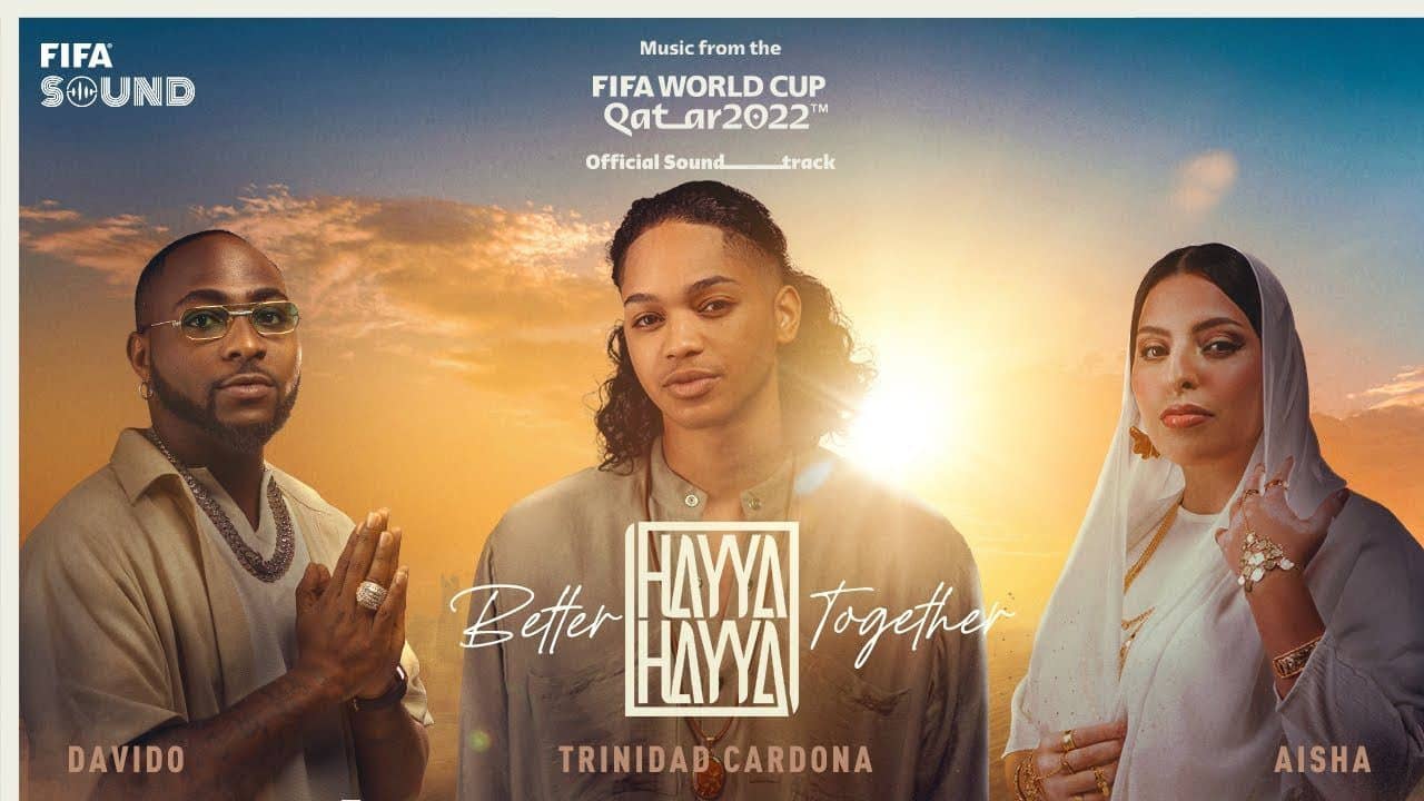 Qatar 2022: la FIFA dévoile la chanson de la coupe du monde, Davido interprète