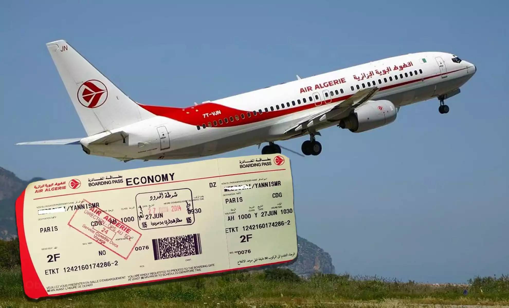 Paris – Alger : Les prix baissent chez Air Algérie en ce mois de mai