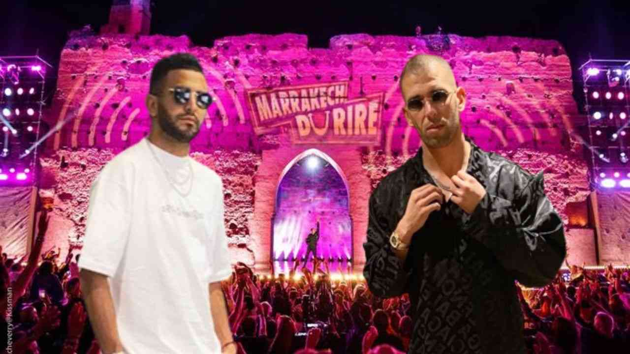 Maroc: Mahrez et Slimani assistent au Marrakech du rire