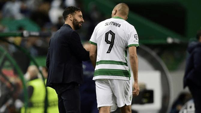 Sporting : Slimani, Amorim répond Sporting : Slimani, Amorim répond