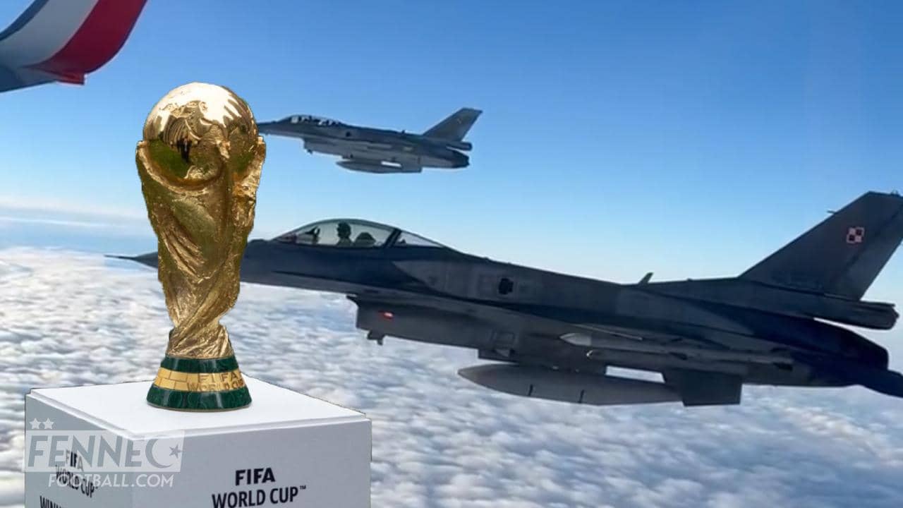 Coupe du monde : des avions de chasse escortent une Équipe nationale (vidéo)