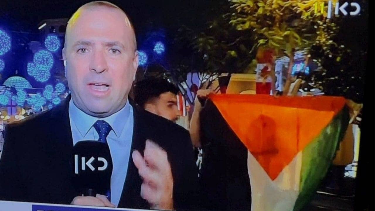  Qatar 2022 : Le drapeau palestinien Levé par un algérien sur une chaîne israélienne