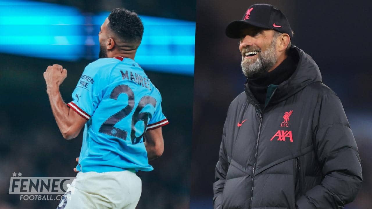 Manchester City Liverpool : Klopp encense Mahrez