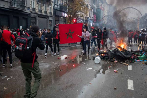 De nouvelles arrestations à Bruxelles après la victoire du Maroc contre le Canada