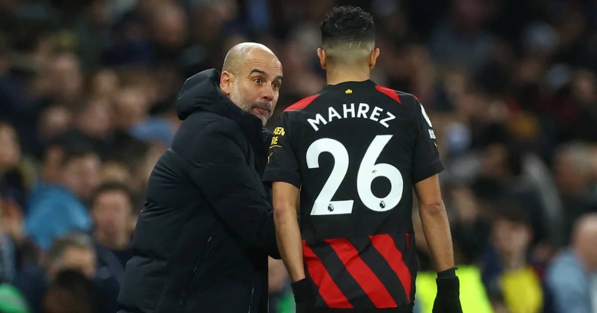 Mahrez restera sur le banc face au Real Madrid Mahrez marginalisé par Pep Guardiola, découvrez la grosse revélation de De Bruyne