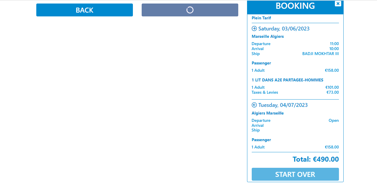 Algérie Ferries-traversée Alger Marseille : voici le prix
