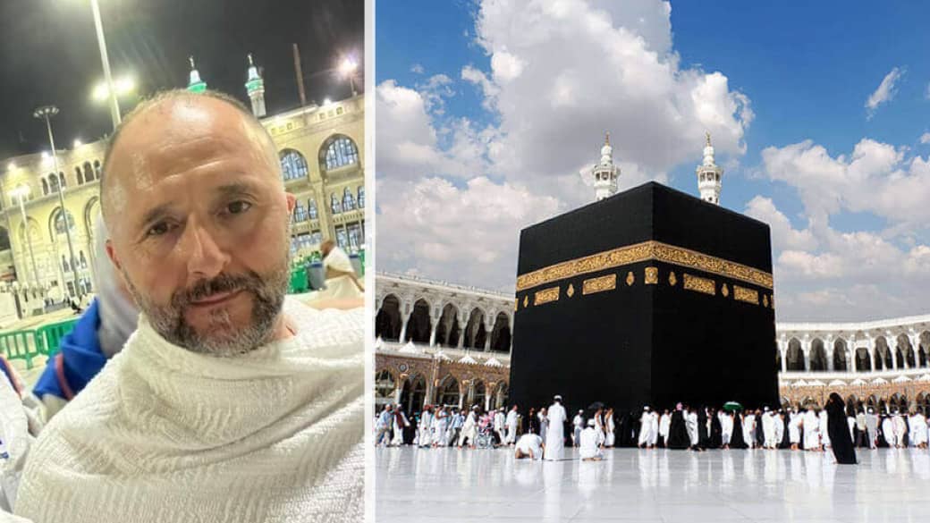 Belmadi à la Mecque pour accomplir la Omra belmadi