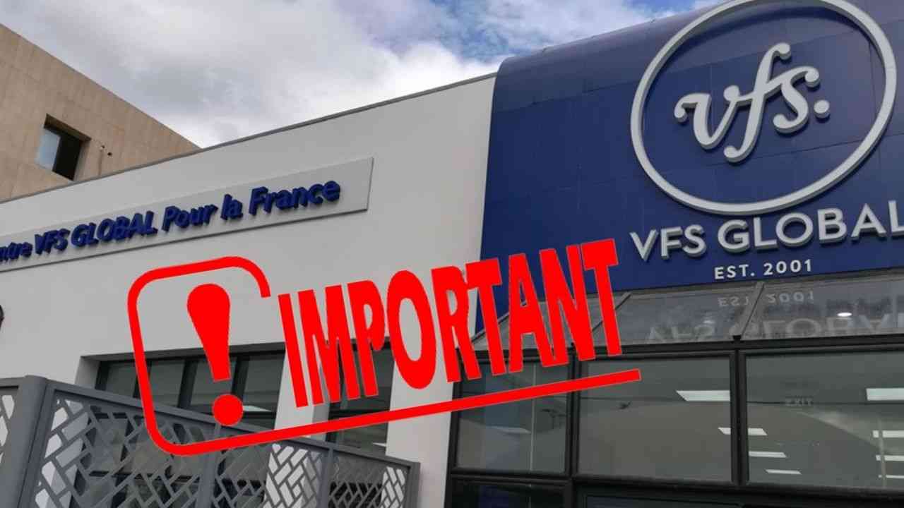 VFS Global annonce