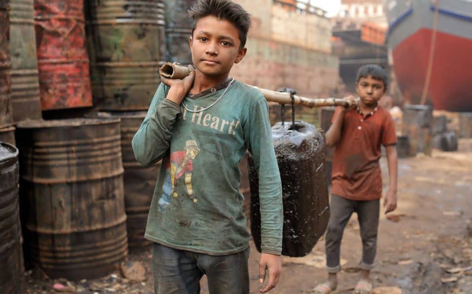 Regardez le taux de travail des enfants en Algérie ! TRABAJOINFANTIL