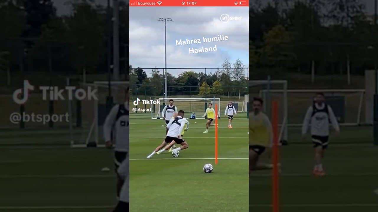 Mahrez  humilie Halaand à l’entrainement  (vidéo)