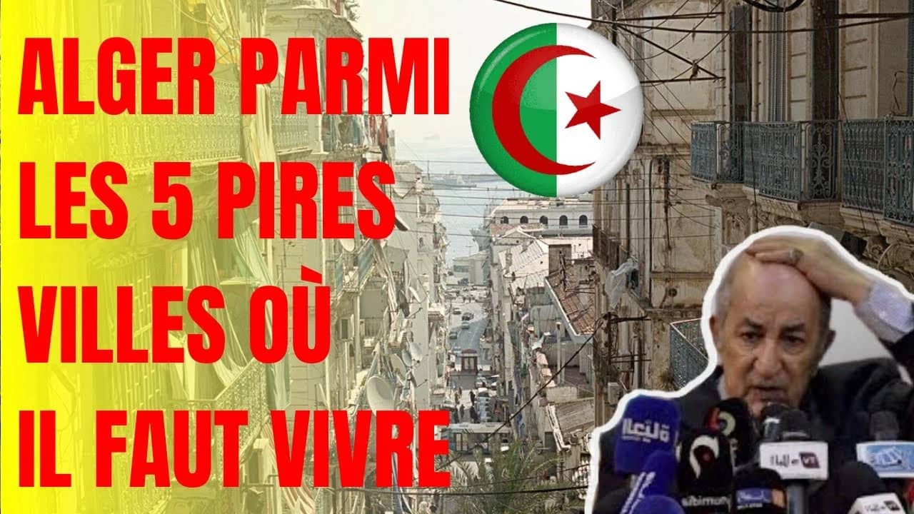 Exécrable ! Alger parmi les pires villes au monde Exécrable ! Alger parmi les pires villes au monde