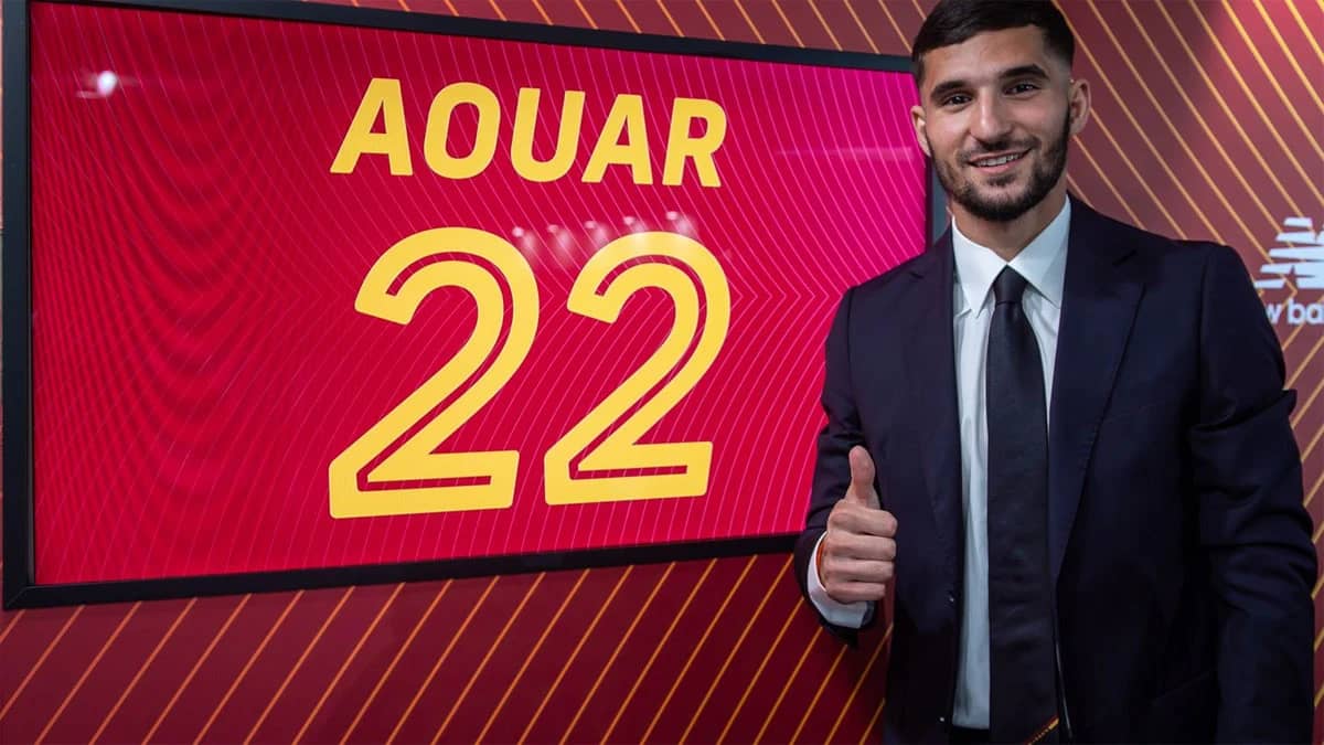 Houssem Aouar à l'AS Roma : le joueur se sent comme chez lui Houssem Aouar sur ses débuts à l'AS Roma
