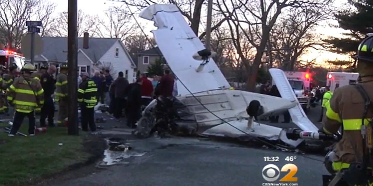 USA-un-avion-s-ecrase-a-New-York-et-fait-un-blesse