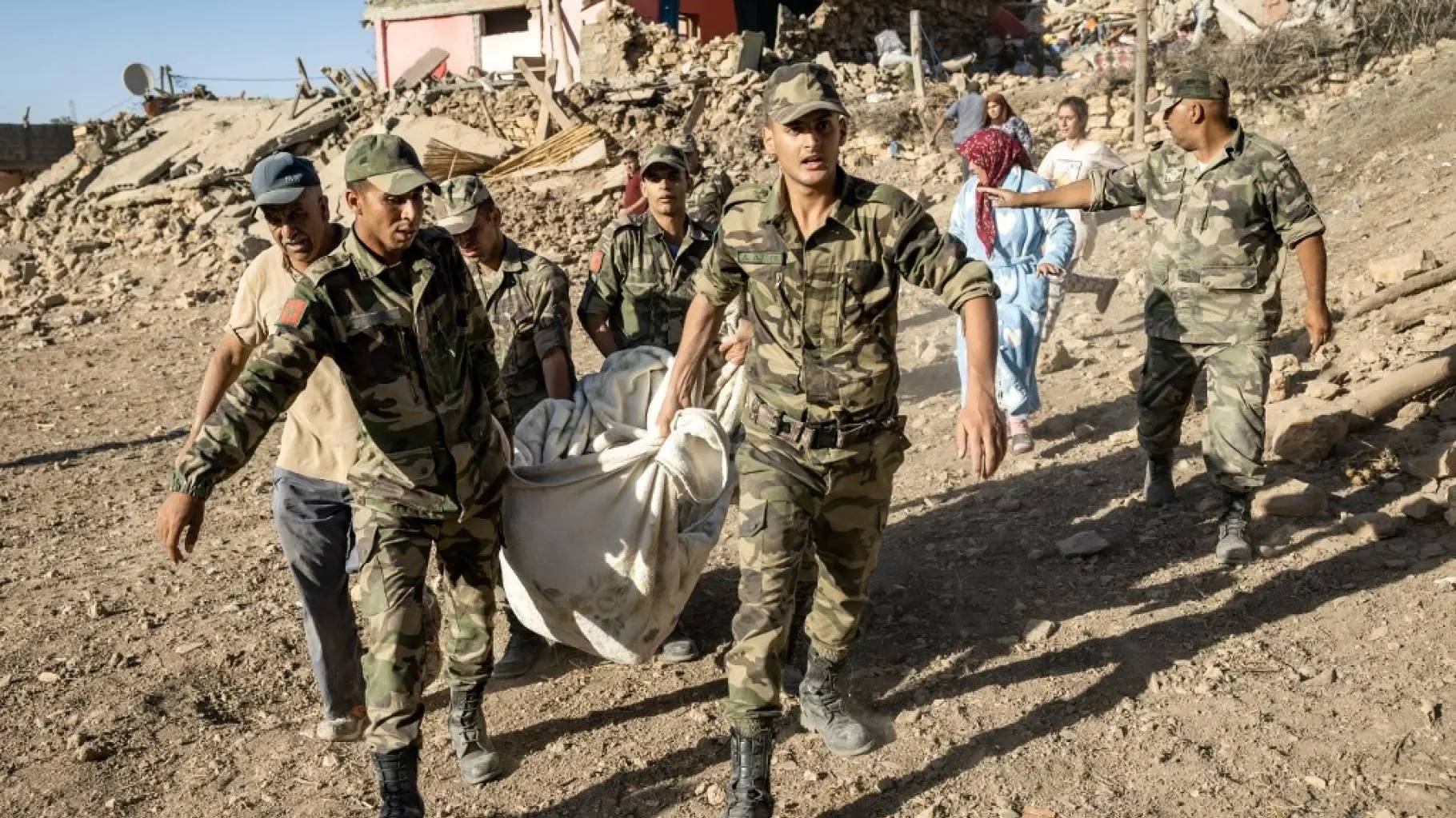 Tremblement de terre au Maroc : une équipe de secours britannique à Marrakech