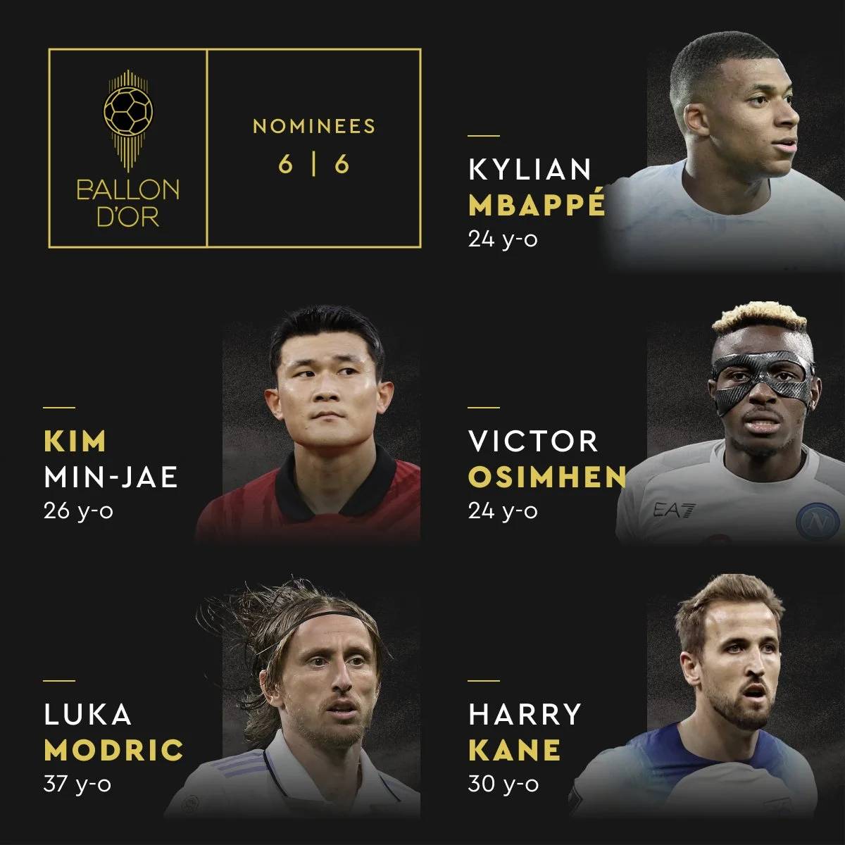 Nomination Ballon d’Or 2023