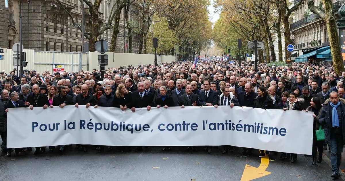 France : l'antisémitisme s'étouffe lentement mais sûrement