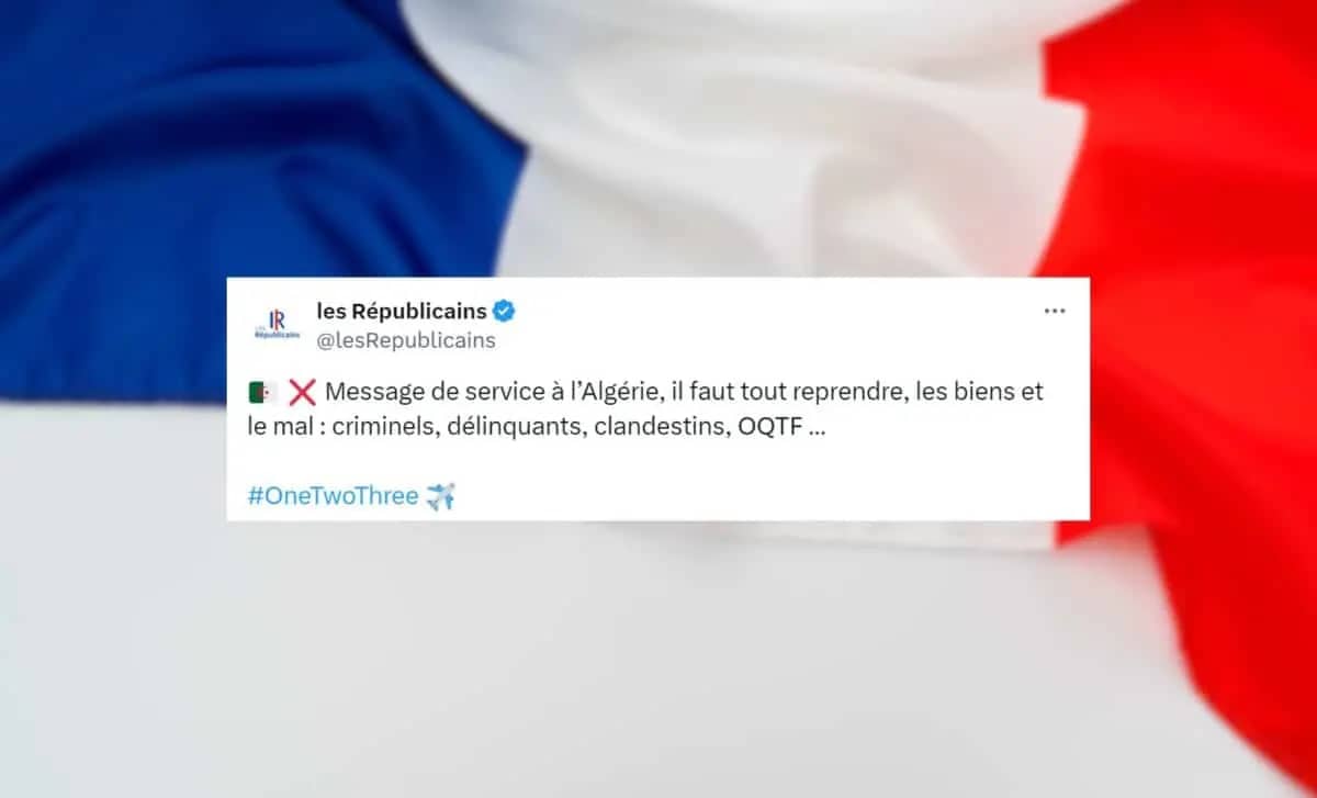 En France,un Tweet Anti-Algérie sème la division