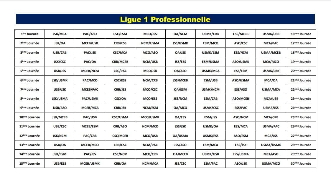 Ligue Professionnelle
