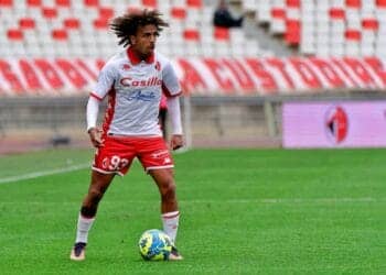 Photo LiveMedia/Emmanuele Mastrodonato
Bari, Italy, January 28, 2023, Italian soccer Serie B match
SSC Bari vs AC Perugia
Image shows:
Mehdi Dorval (SSC Bari)
LiveMedia - World Copyright