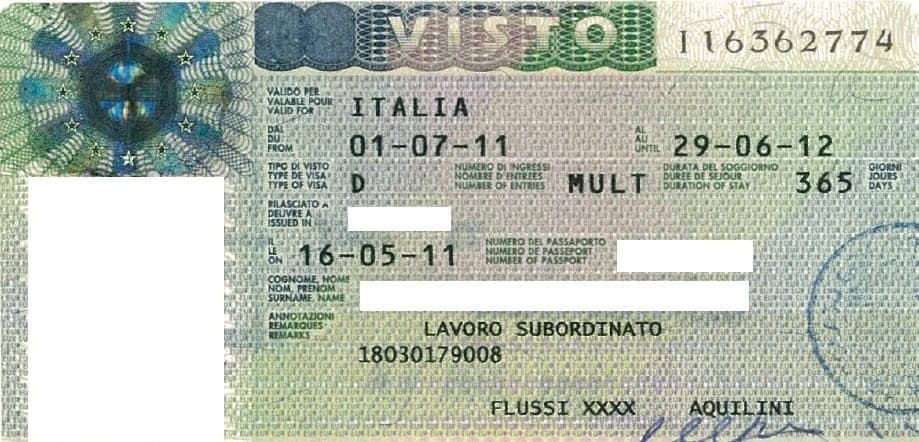 Demande de Visa pour l’Italie : ce qui change à partir de ce mois de janvier 2025