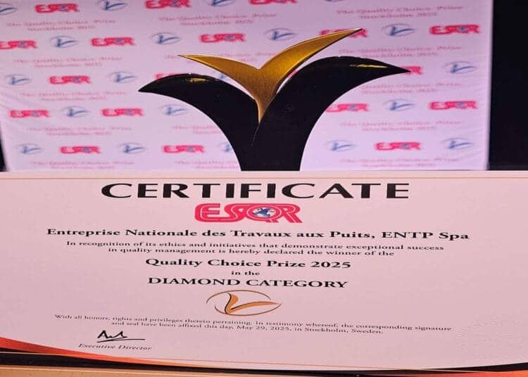 Sonatrach secoue l’Europe : un prix prestigieux décroché à Stockholm ! Sonatrach remporte un prestigieux prix européen