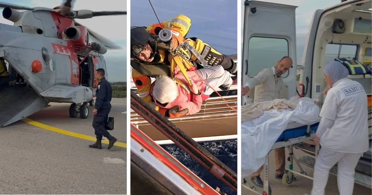 Sauvetage héroïque en mer : la marine algérienne secourt un marin étranger grièvement blessé