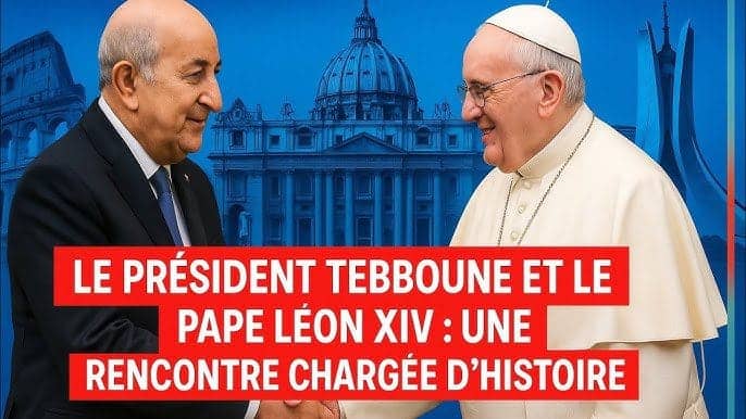 Tebboune rencontre le Pape au Vatican : une visite surprise aux enjeux puissants Tebboune rencontre le Pape au Vatican : une visite surprise aux enjeux puissants