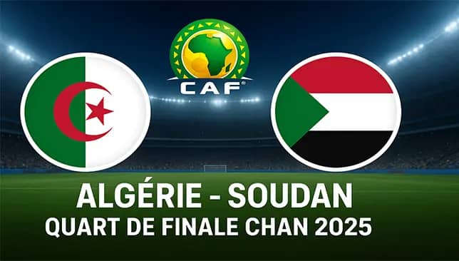 Algérie – Soudan : Un quart de finale explosif au CHAN 2024 ! Algérie – Soudan : Un quart de finale explosif au CHAN 2024 !