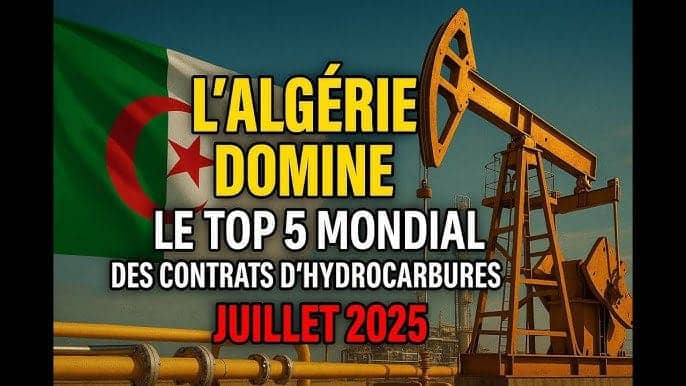 L’Algérie domine le marché mondial avec 5 contrats pétroliers majeurs en juillet 2025