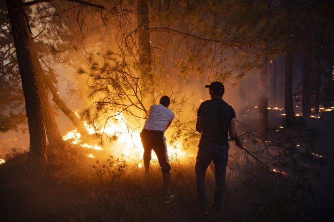 Incendie Maroc