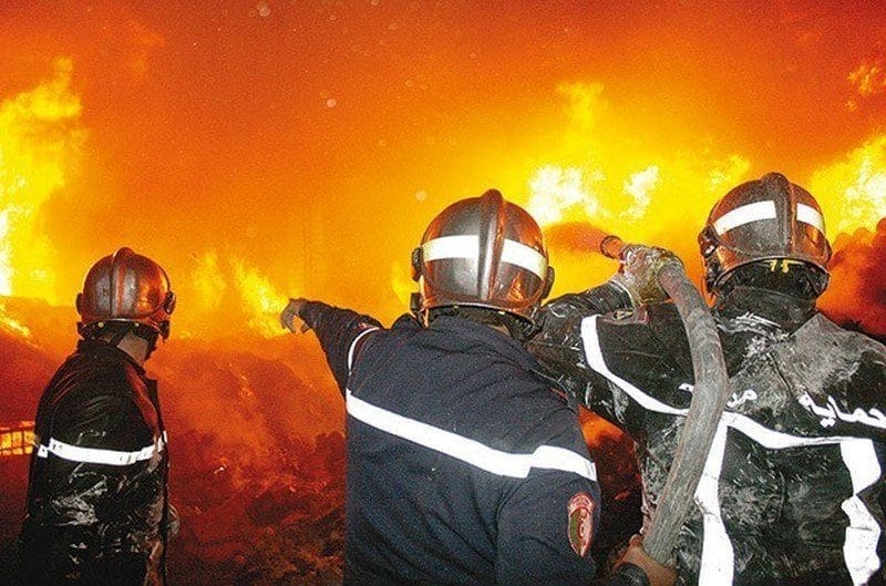 Incendie en Algérie