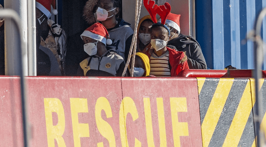 Migrants en Sicile