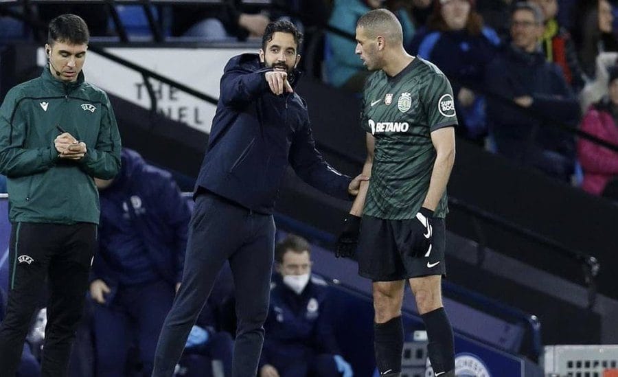 Sporting : Amorim, Slimani vide son sac
