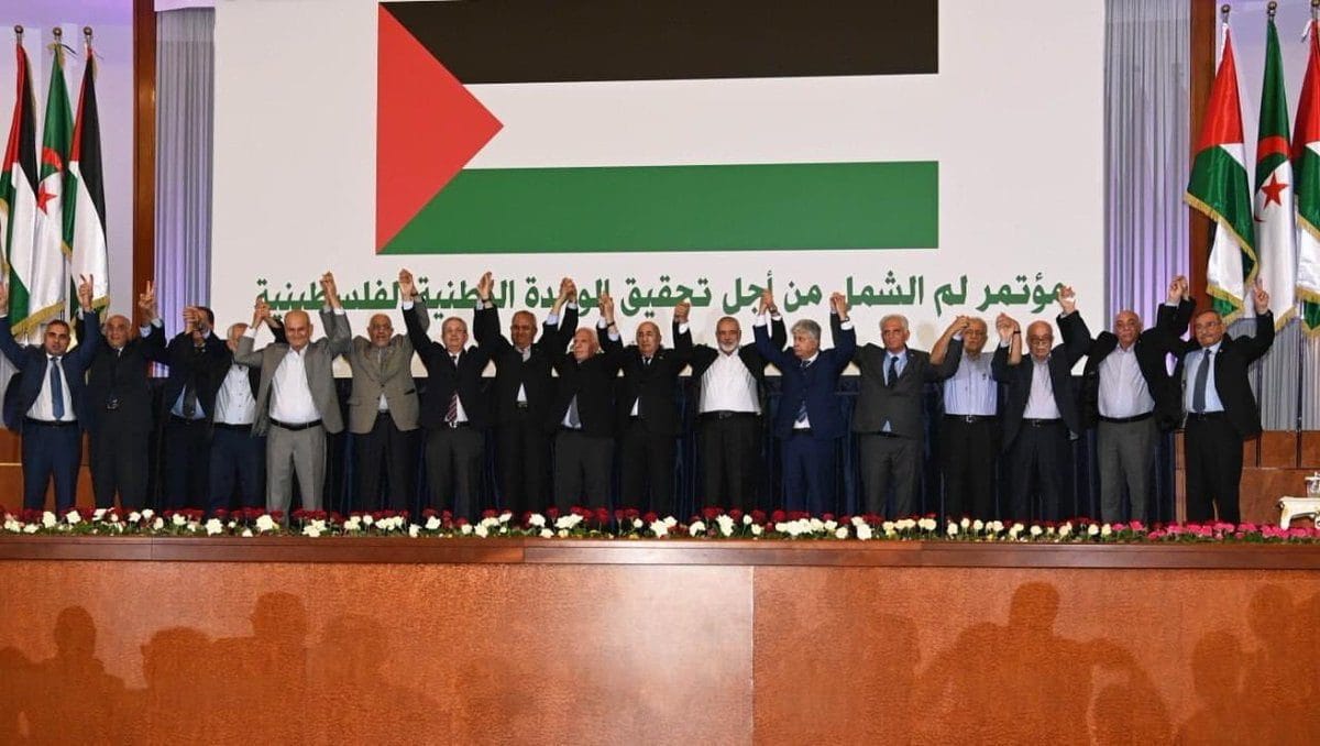 Unité palestinienne face aux israéliens : Tout savoir sur la signature de la déclaration d’Alger
