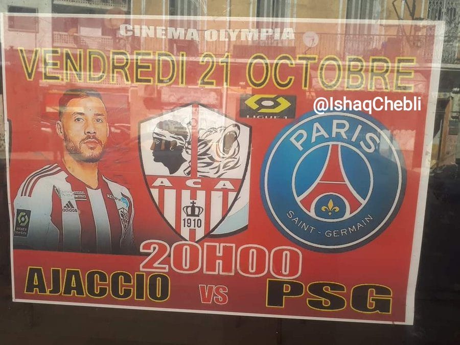 Youcef Belaïli : Ajaccio - PSG au cinéma Algérien