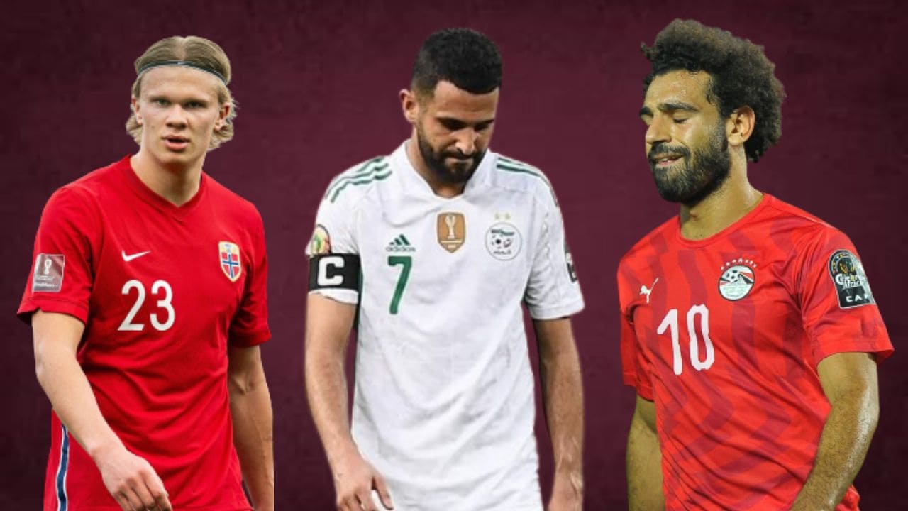 Mahrez, Salah, Haaland.. Découvrez les 20 stars qui ne participeront pas à la coupe du monde Qatar 2022