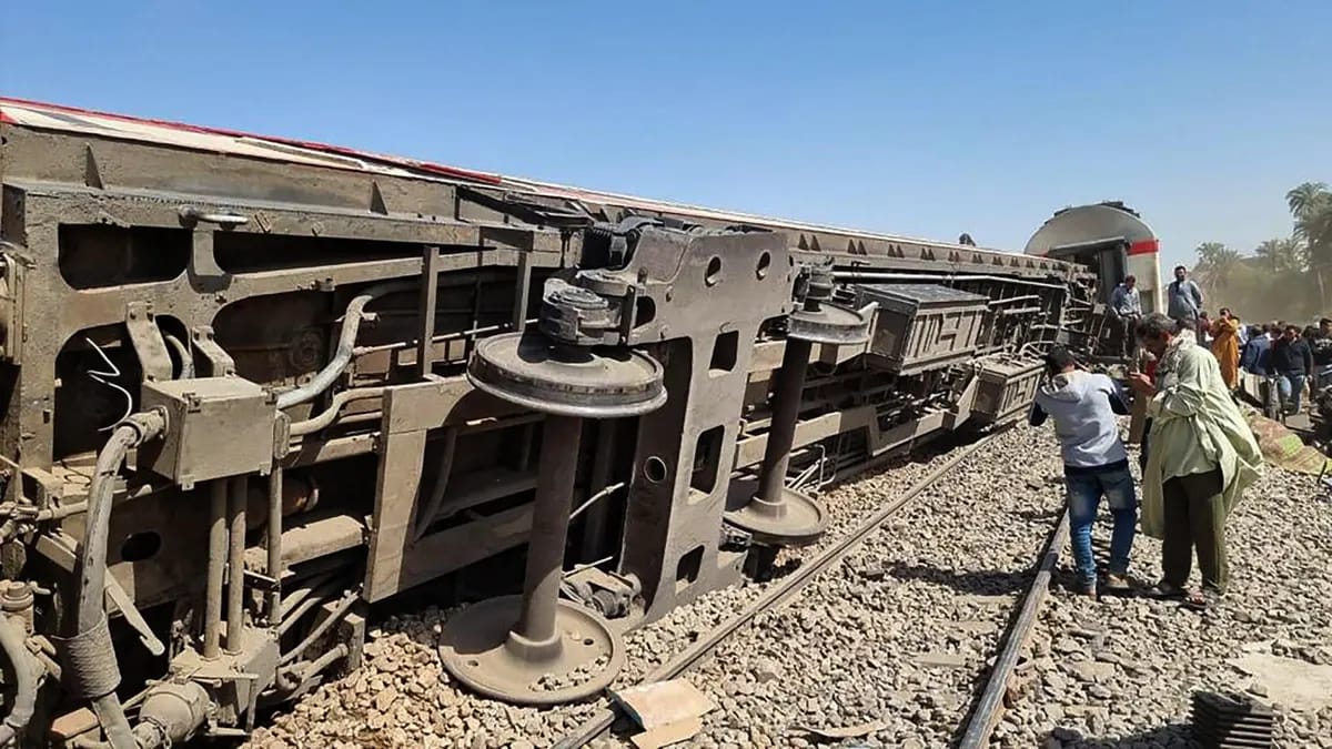 Drame: 16 suspects impliqués dans un accident de train arrêtés.