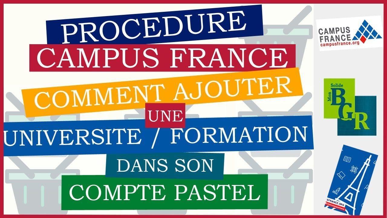 Campus France en Algérie : Découvrez  les procédures de  remplissage du compte Pastel