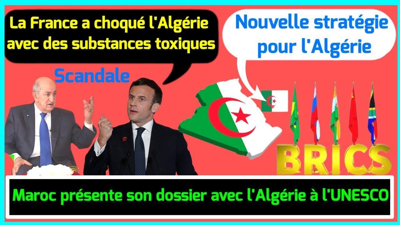 Actualité:Des produits toxiques exportés en direction d’Algérie par la France