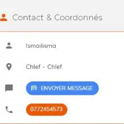 Contact du concessionnaire