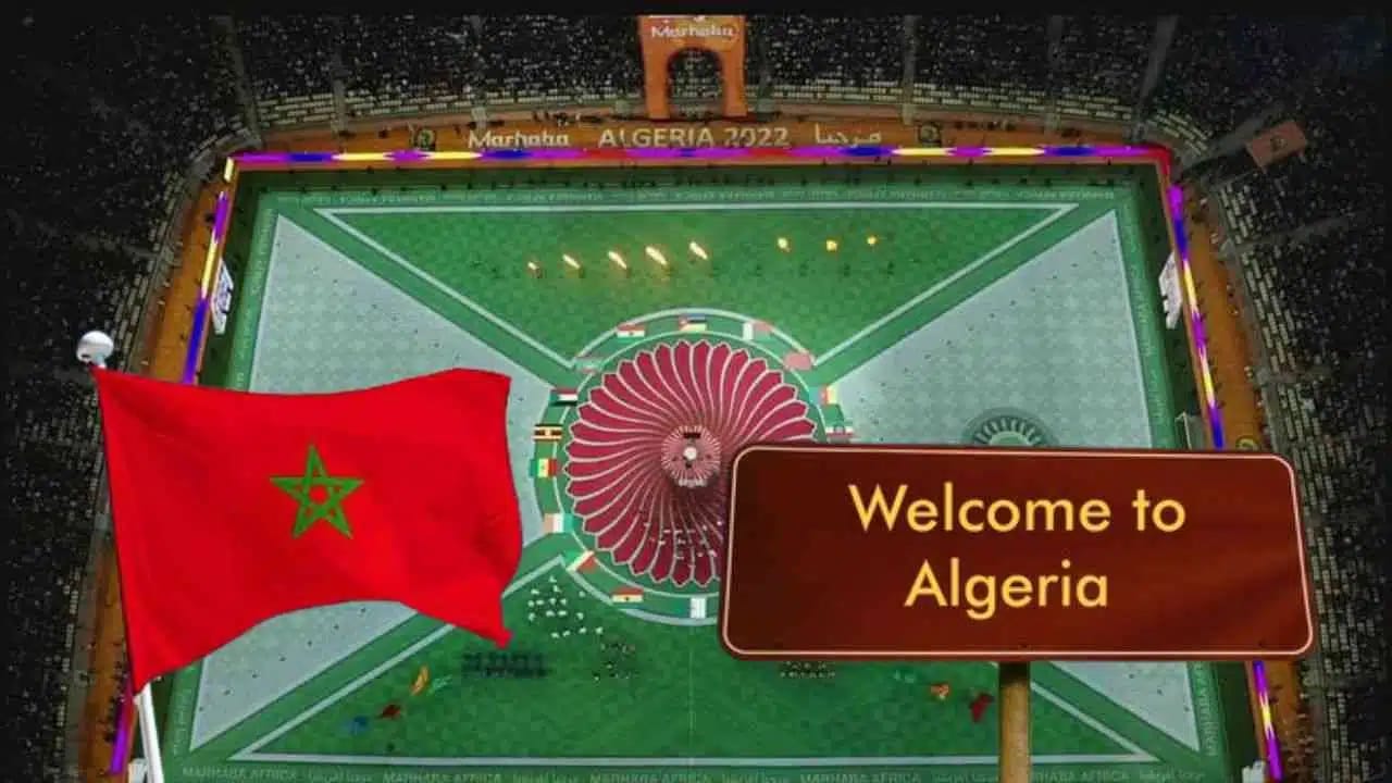 CHAN 2023 : Découvrez comment l’Algérie comptait accueillir  le Maroc (image)