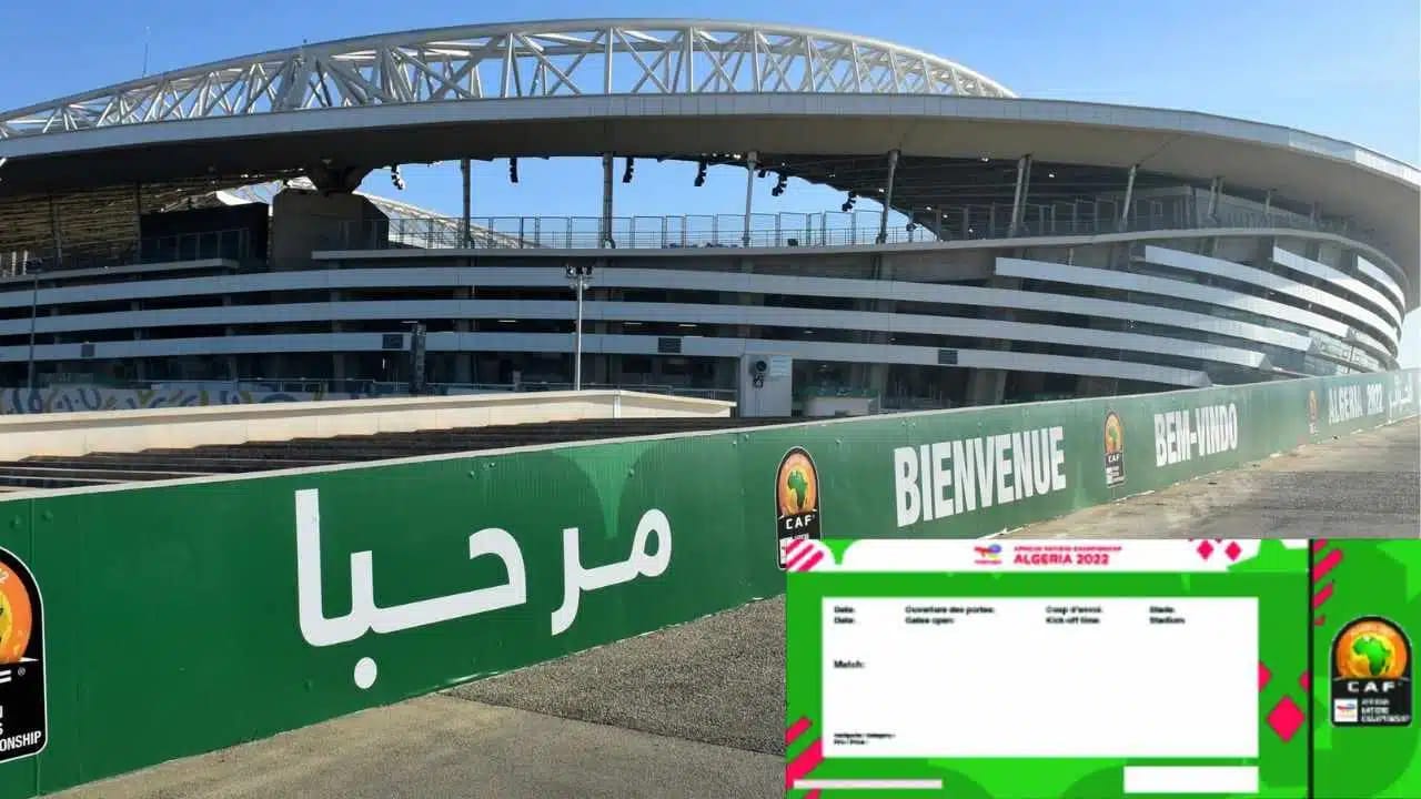 CHAN Algérie 2022 : Voici le prix des billets des matchs