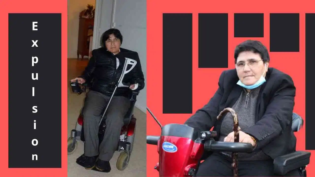 Une Algérienne,  personne à handicap, expulsée de son logement social en France 
