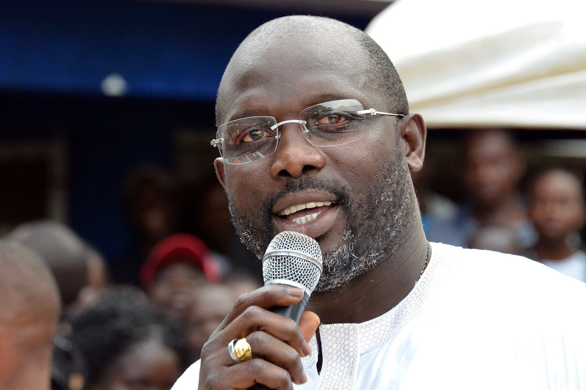 CAN 2025 : George Weah en campagne pour le Maroc