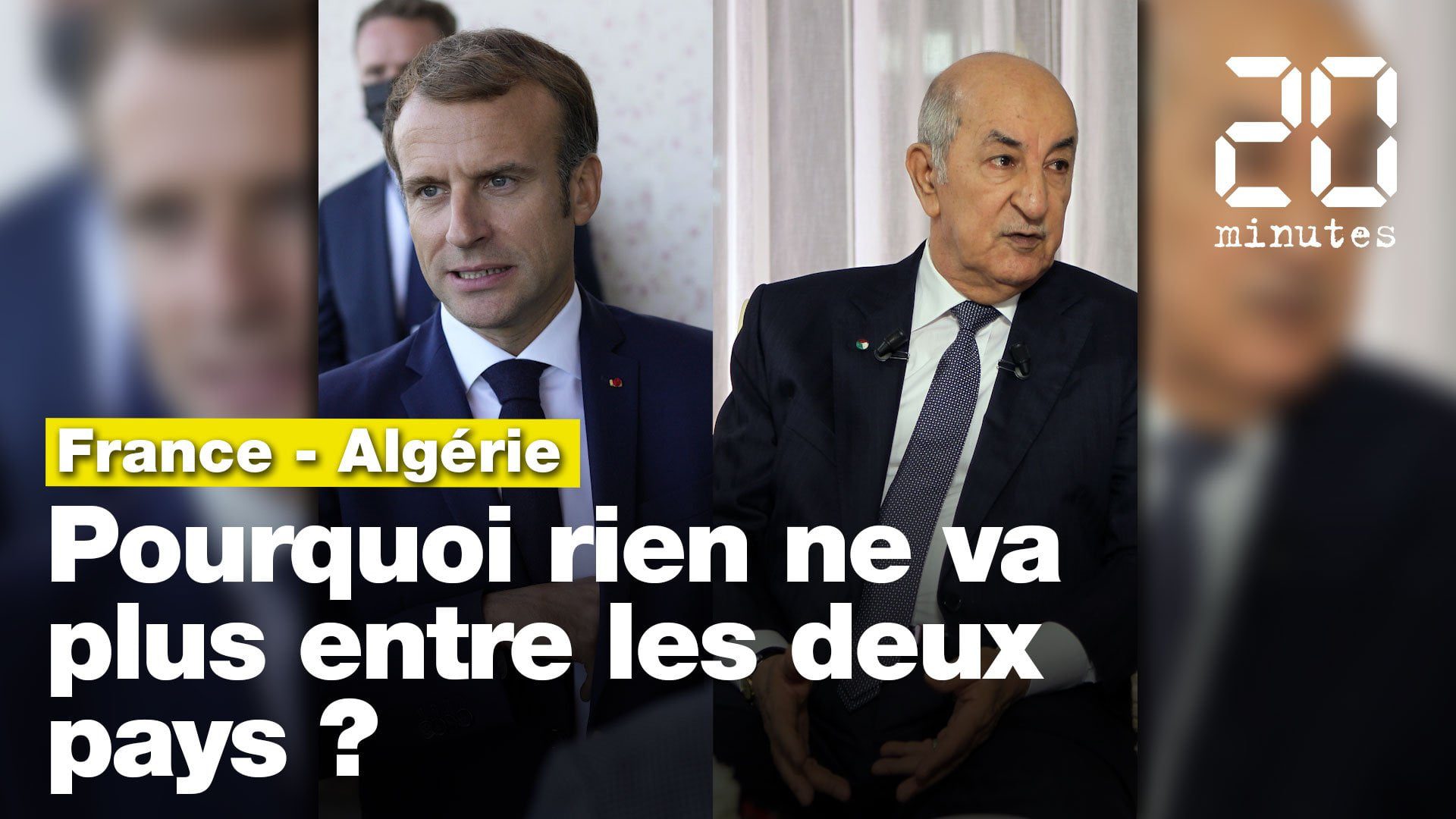 Le retour des tensions diplomatiques entre l'Algérie et la France 