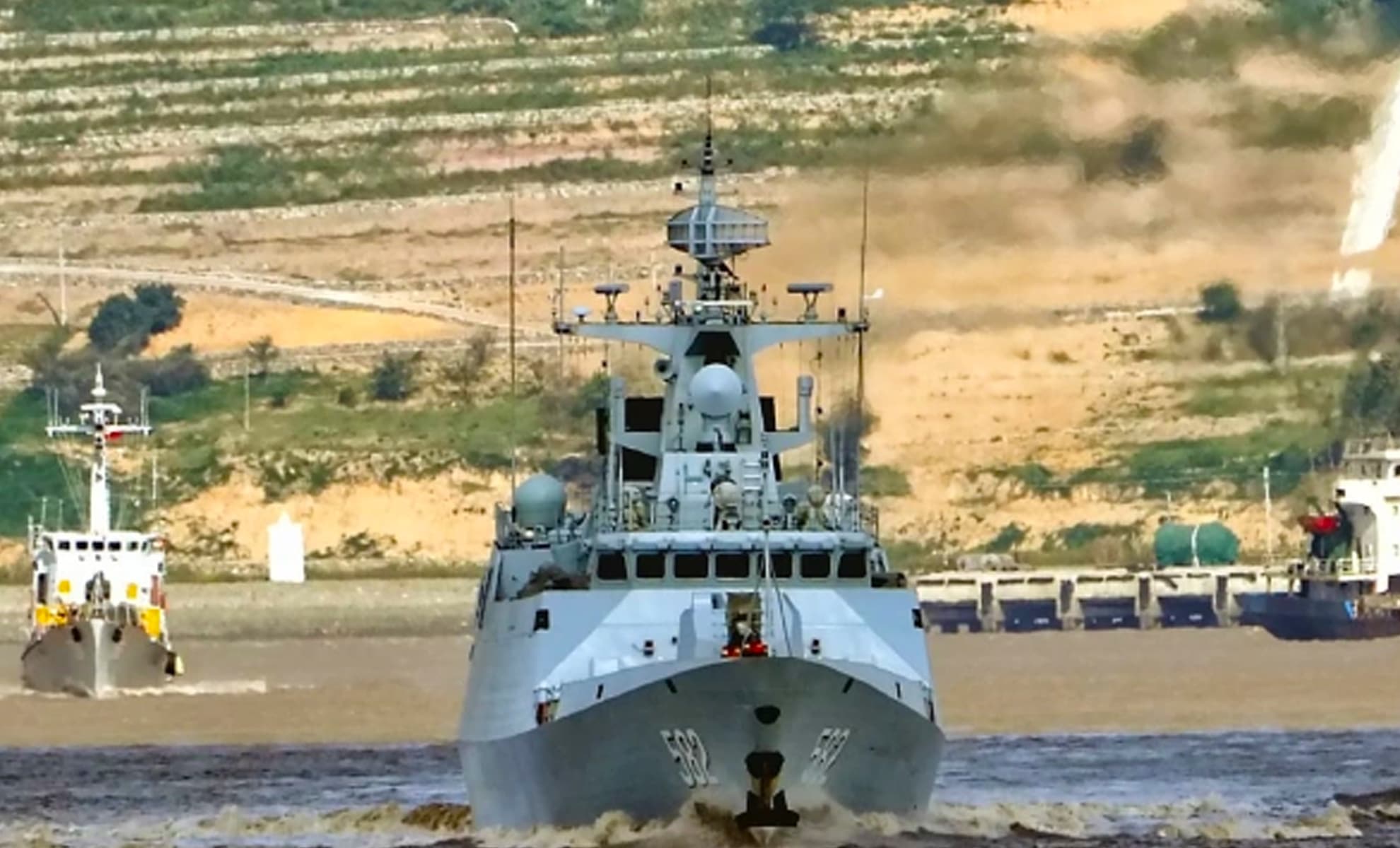 L'Algérie entre en possession de son tout premier  navire de guerre chinois